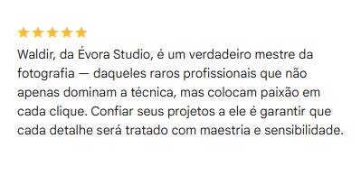 Avaliação de cliente