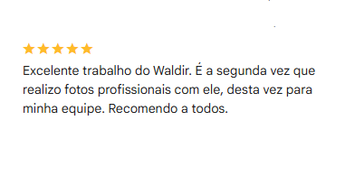 Avaliação de cliente